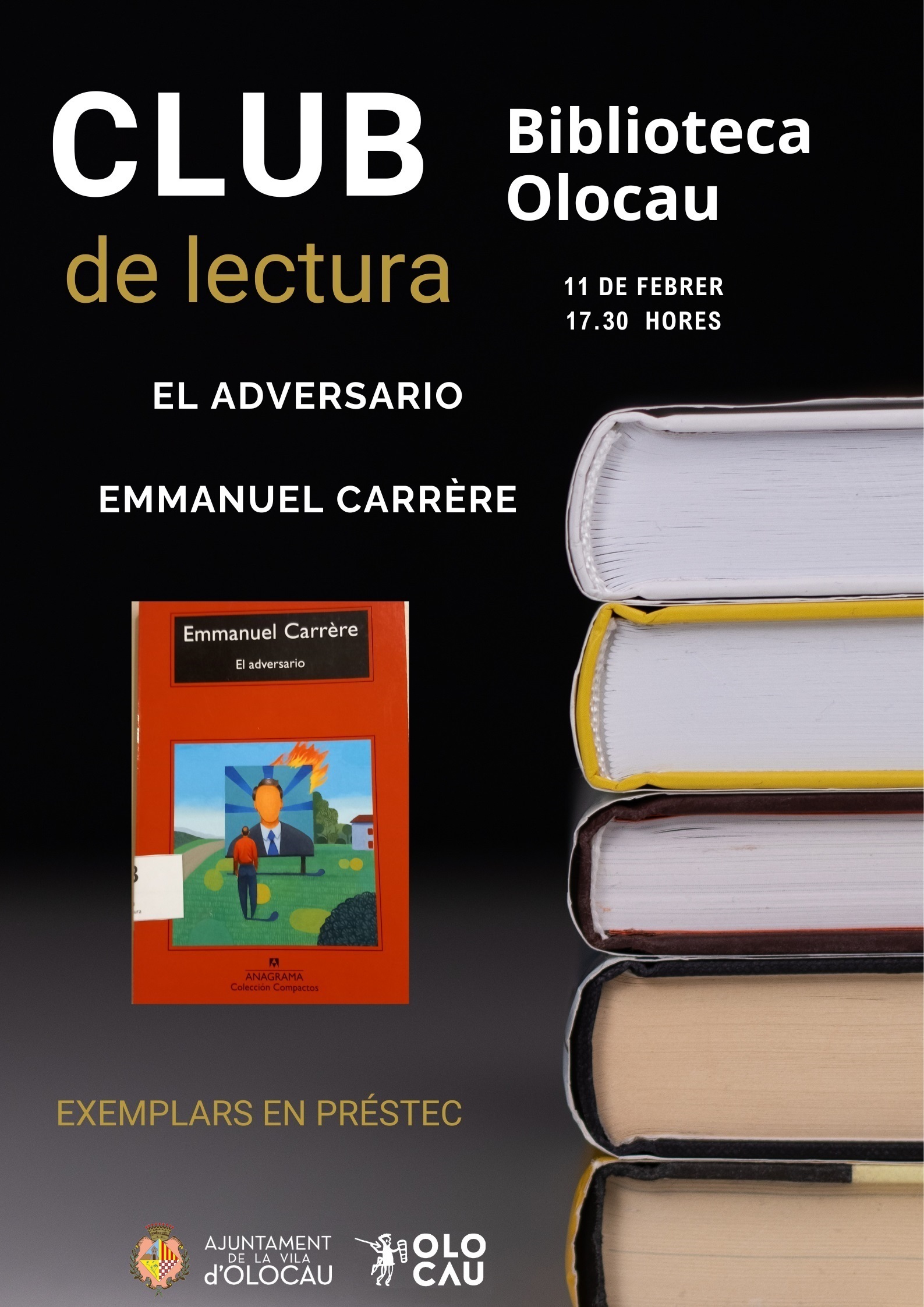 Sessió de febrer del Club de Lectura d'Adults